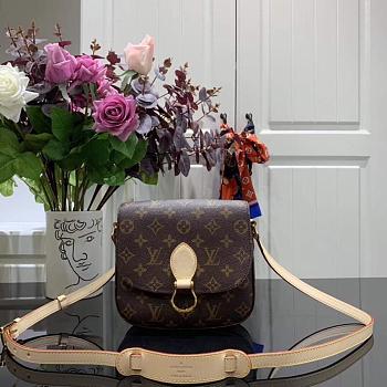 Louis Vuitton Monogram Saint Cloud Mm Shoulder Bag M51243 Size 19 × 6 × 17 cm