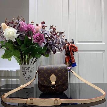 Louis Vuitton Monogram Saint Cloud Mm Shoulder Bag Small M51244 Size 12.5 × 5.5 × 11 cm