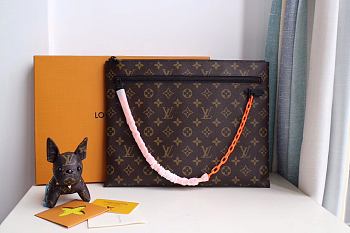 Louis Vuitton Pochette A4 Clutch Pouch Bag M44484 Size 35.5 x 27 x 1.5 cm