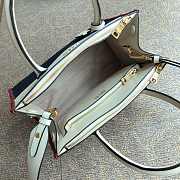 Prada Denim Handbag 1BA102 Size 30 x 23 x 15 cm - 2