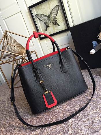 Prada Handbag Black 1BG775 Size 33 x 24.5 x 14 cm