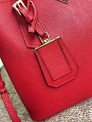 Prada Handbag Red 1BG775 Size 33 x 24.5 x 14 cm - 4