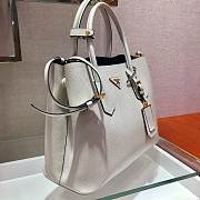 Prada Handbag White 1BG775 Size 33 x 24.5 x 14 cm - 4