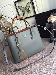 Prada Handbag Gray 1BG775 Size 33 x 24.5 x 14 cm - 5