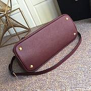 Prada Handbag Red Wine 1BG775 Size 33 x 24.5 x 14 cm - 6