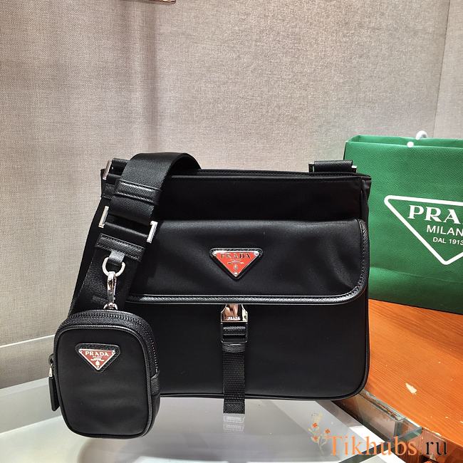 Prada Men's Diagonal Bag 2VH110 Size 25 x 22 x 7 cm - 1