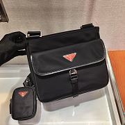 Prada Men's Diagonal Bag 2VH110 Size 25 x 22 x 7 cm - 4