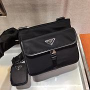 Prada Men's Diagonal Bag 01 2VH110 Size 25 x 22 x 7 cm - 2