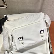 Prada Messenger Bag White 1BD671 Size 30 x 25 x 12 cm - 5