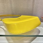 Prada Armpit Bag Yellow 1BC499 Size 26.5 x 15 x 4 cm - 6