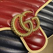 Gucci Marmont Red/Blue Apricot 443497 Size 26 x 15 x 7 cm - 5