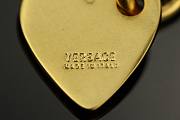 Versace peach heart earrings  - 5