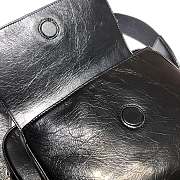 Gucci GG Original Leather Messenger Bag Black 574760 Size 26 x 19 x 4.5 cm - 4