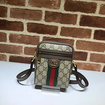 Gucci GG Supreme Ophidia Shoulder Bag 598127 Size 14.5 x 18 x 6 cm