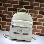 Gucci Men's Backpack Vintage Logo White Bag 547834 Size 32 x 41 x 18 cm - 1