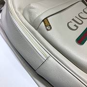 Gucci Men's Backpack Vintage Logo White Bag 547834 Size 32 x 41 x 18 cm - 5