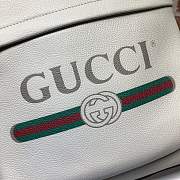 Gucci Men's Backpack Vintage Logo White Bag 547834 Size 32 x 41 x 18 cm - 2