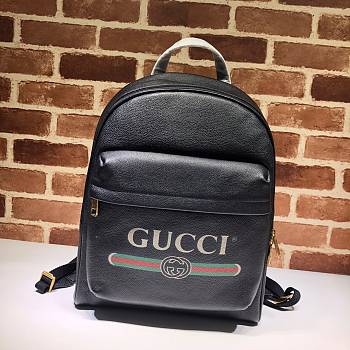 Gucci Men's Backpack Vintage Logo Black Bag 547834 Size 32 x 41 x 18 cm