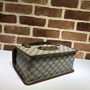 Gucci Horsebit 1955 Small Top Handle Bag Brown 627323 Size 27.5 x 17.5 x 11 cm - 5