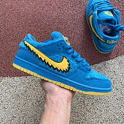 Nike Grateful Dead x Nike SB Dunk Low Bear Blue Yellow (2020) CJ5378-400 - 6