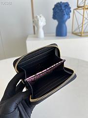 LV Coin Purse Wild at Heart Black M80677 Size 11 x 8 x 2.5 cm - 3