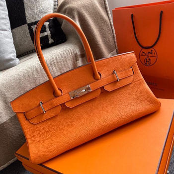 Hermes Shoulder Birkin Orange 42cm 