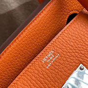 Hermes Shoulder Birkin Orange 42cm  - 5