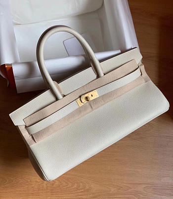 Hermes Shoulder Birkin Cream 42cm 