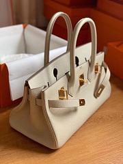 Hermes Shoulder Birkin Cream 42cm  - 6