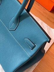 Hermes Shoulder Birkin Blue 42cm  - 2