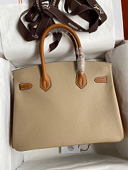 Hermes Birkin Bag Beige Size 30 cm - 6