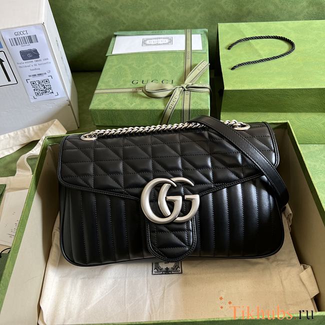 Gucci Gg Marmont Matelassé Shoulder Bag 443496 Size 31 x 19 x 7 cm - 1