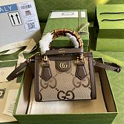 Gucci Diana Small Tote Bag Bamboo 655661 Size 20 x 16 x 10 cm - 1