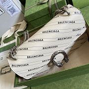Gucci x Balenciaga White Chain Bag 400249 Size 28 × 18 × 9 cm - 4