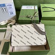 Gucci x Balenciaga White Chain Bag 400249 Size 28 × 18 × 9 cm - 6