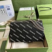 Gucci x Balenciaga Black Chain Bag 400249 Size 28 × 18 × 9 cm - 6