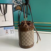 Gucci Horsebit 1955 Small Bucket Bag 637115 Size 14 x 16 x 14 cm - 4