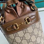 Gucci Horsebit 1955 Small Bucket Bag 637115 Size 14 x 16 x 14 cm - 2