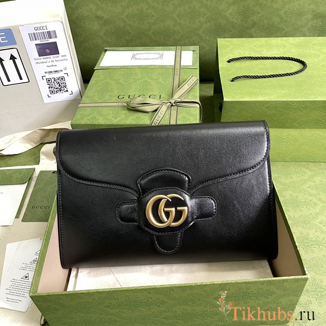 Gucci Clutch With Double G Black 648935 Size 29 x 19.5 x 5 cm - 1