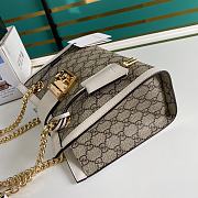 Gucci Padlock Small Shoulder Bag White 498156 Size 26 x 18 x 10 cm - 2