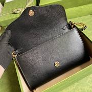 Gucci Horsebit 1955 Small Bag In Black 677286 Size 26 x 16 x 4 cm - 4