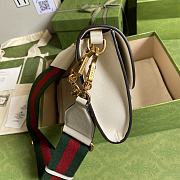 Gucci Horsebit 1955 Small Bag In White 677286 Size 26 x 16 x 4 cm - 6