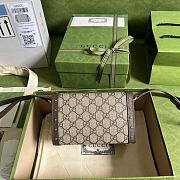 Gucci GG Mini Bag In GG Supreme 678460 Size 18.5 x 10.5 x 7.5 cm - 1