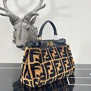 Fendi Mini Peekaboo Handbag 8244 Size 27 x 25 x 14 cm - 5