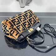 Fendi Mini Peekaboo Handbag 8244 Size 27 x 25 x 14 cm - 4