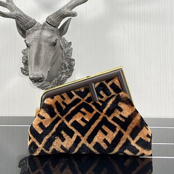 Fendi First Sheep Shearing Handbag 2217 Size 26 × 9.5 × 18 cm