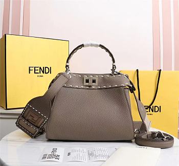 Fendi Small Peekaboo Handbag Size 23 x 11 x 18 cm