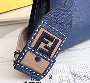 Fendi Small Peekaboo Handbag Blue Size 23 x 11 x 18 cm - 3