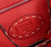 Fendi Small Peekaboo Handbag Red Size 23 x 11 x 18 cm - 2