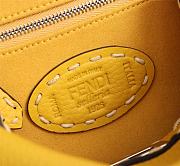 Fendi Small Peekaboo Handbag Yellow Size 23 x 11 x 18 cm - 2